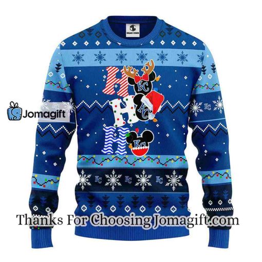 Kansas City Royals Hohoho Mickey Christmas Ugly Sweater