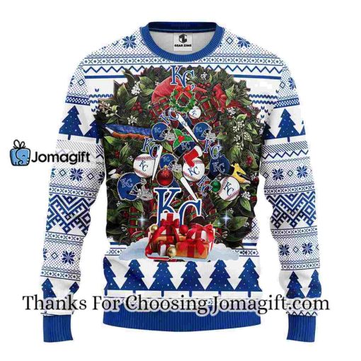 Kansas City Royals Tree Ugly Christmas Fleece Sweater