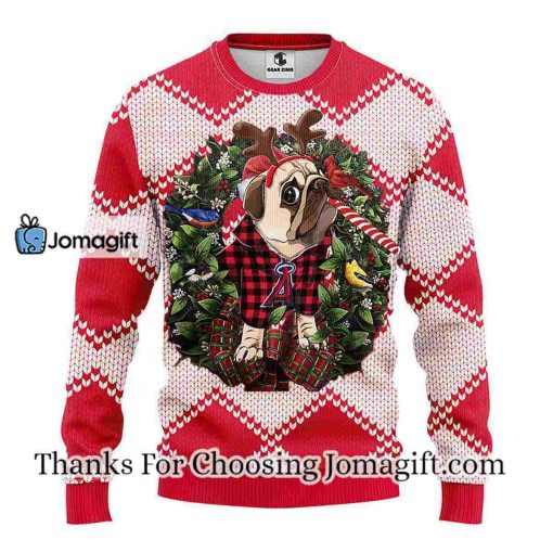 Los Angeles Angels Pub Dog Christmas Ugly Sweater