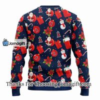 Los Angeles Angels Santa Claus Snowman Christmas Ugly Sweater 2 1