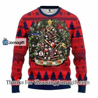 Los Angeles Angels Tree Ball Christmas Ugly Sweater 3