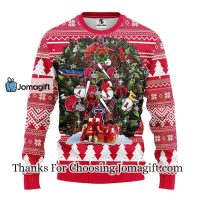 Los Angeles Angels Tree Ugly Christmas Fleece Sweater