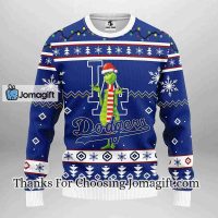 Los Angeles Dodgers Funny Grinch Christmas Ugly Sweater 3