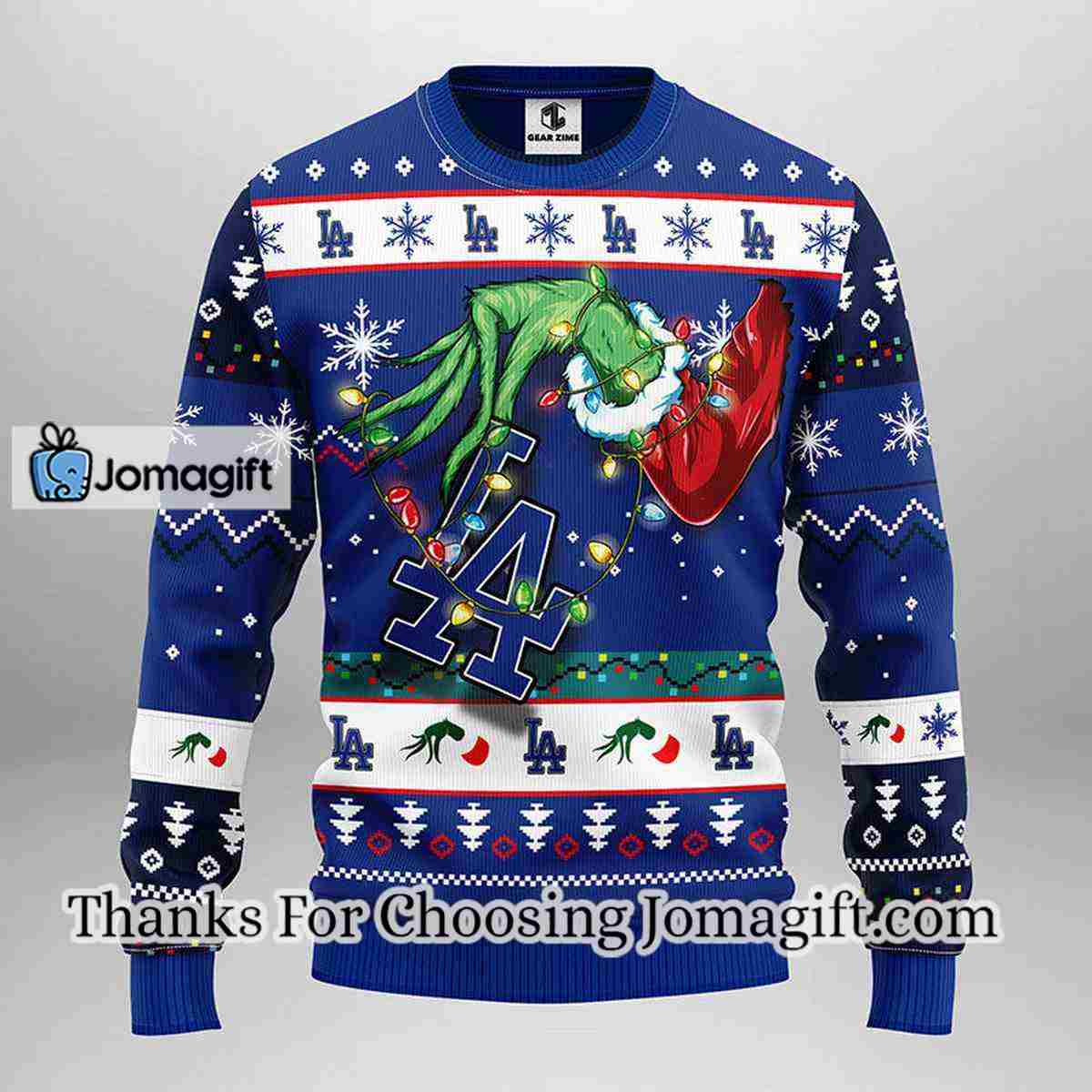 Dodgers Ugly Christmas Sweater 
