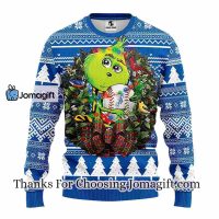 Los Angeles Dodgers Grinch Hug Christmas Ugly Sweater 3