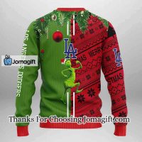 Los Angeles Dodgers Grinch & Scooby-doo Christmas Ugly Sweater