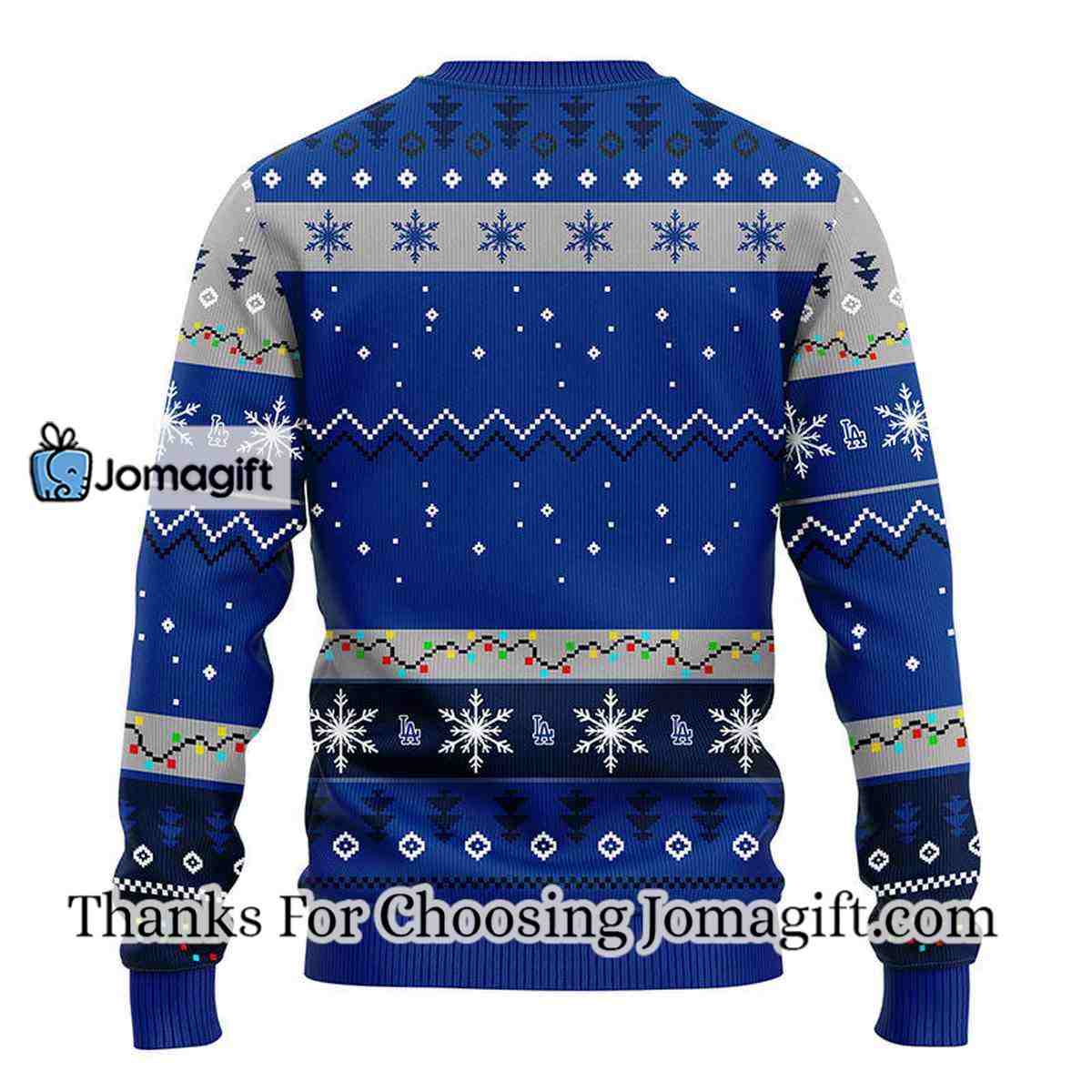 Los Angeles Dodgers Hohoho Mickey Christmas Ugly Sweater