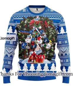 Snoopy Love Los Angeles Dodgers Ugly Christmas Sweater