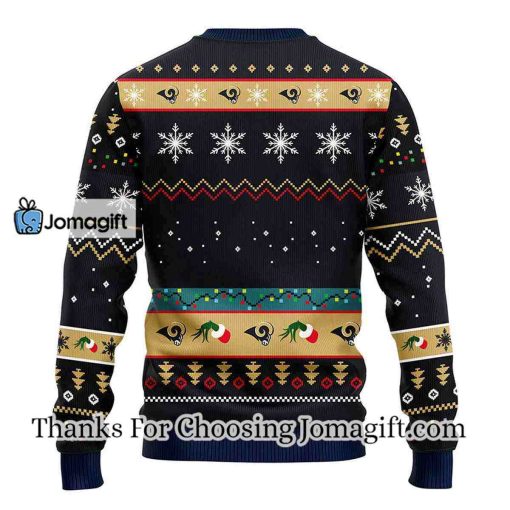Los Angeles Rams 12 Grinch Xmas Day Christmas Ugly Sweater