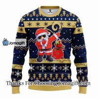 Los Angeles Rams Dabbing Santa Claus Christmas Ugly Sweater 3