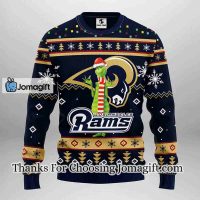 Los Angeles Rams Funny Grinch Christmas Ugly Sweater 3