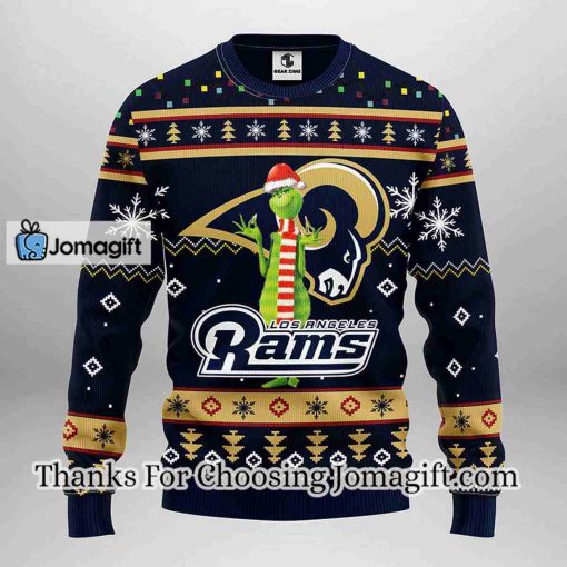 Los Angeles Rams Funny Grinch Christmas Ugly Sweater