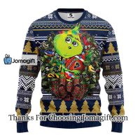 Los Angeles Rams Grinch Hug Christmas Ugly Sweater 3