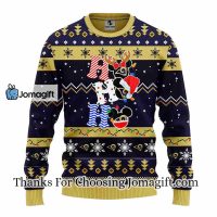 Los Angeles Rams HoHoHo Mickey Christmas Ugly Sweater 3