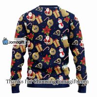 Los Angeles Rams Santa Claus Snowman Christmas Ugly Sweater 2 1