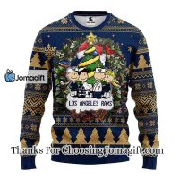 Los Angeles Rams Snoopy Dog Christmas Ugly Sweater