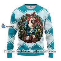 Miami Dolphins Pub Dog Christmas Ugly Sweater