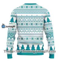 Miami Dolphins Skull Flower Ugly Christmas Ugly Sweater