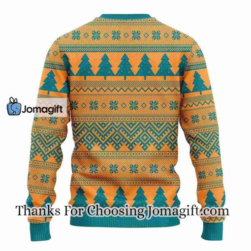Miami Dolphins Tree Ball Christmas Ugly Sweater