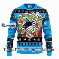 Miami Marlins 12 Grinch Xmas Day Christmas Ugly Sweater