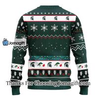 Michigan State Spartans 12 Grinch Xmas Day Christmas Ugly Sweater