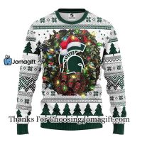 Michigan State Spartans Christmas Ugly Sweater 3