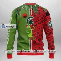 Michigan State Spartans Grinch Scooby doo Christmas Ugly Sweater 2 1