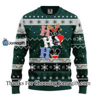 Michigan State Spartans Hohoho Mickey Christmas Ugly Sweater 3