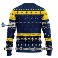 Michigan Wolverines Dabbing Santa Claus Christmas Ugly Sweater 2 1