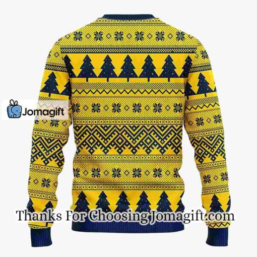 Michigan Wolverines Tree Ball Christmas Ugly Sweater