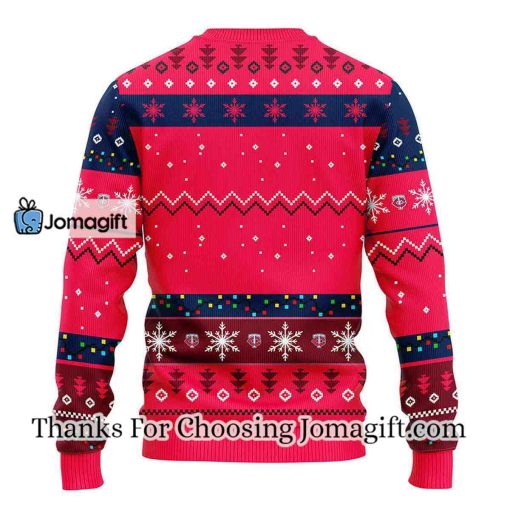 Minnesota Twins Dabbing Santa Claus Christmas Ugly Sweater
