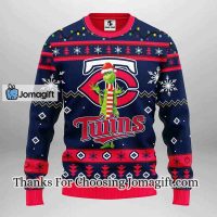 Minnesota Twins Funny Grinch Christmas Ugly Sweater 3