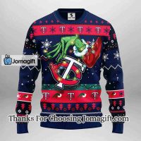 Minnesota Twins Grinch Christmas Ugly Sweater 3