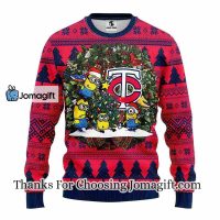 Minnesota Twins Minion Christmas Ugly Sweater 3