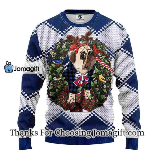 Minnesota Twins Pub Dog Christmas Ugly Sweater