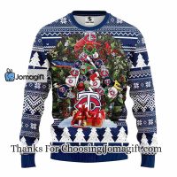 Minnesota Twins Tree Ugly Christmas Fleece Sweater 3