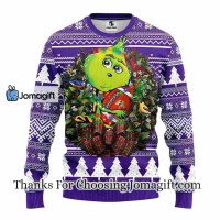 Minnesota Vikings Grinch Hug Christmas Ugly Sweater 3