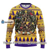 Minnesota Vikings Tree Ball Christmas Ugly Sweater 3