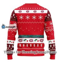 Montreal Canadiens 12 Grinch Xmas Day Christmas Ugly Sweater