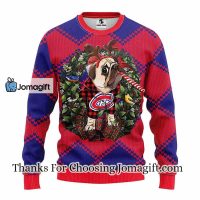 Montreal Canadiens Pub Dog Christmas Ugly Sweater