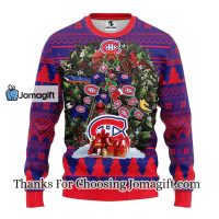 Montreal Canadiens Tree Ugly Christmas Fleece Sweater