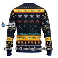 Nashville Predators 12 Grinch Xmas Day Christmas Ugly Sweater 2 1