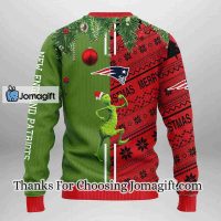 New England Patriots Grinch & Scooby-Doo Christmas Ugly Sweater