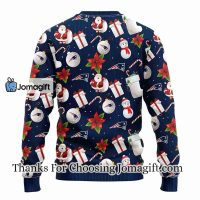 New England Patriots Santa Claus Snowman Christmas Ugly Sweater