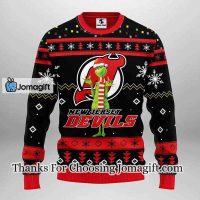 New Jersey Devils Funny Grinch Christmas Ugly Sweater