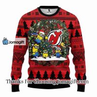 New Jersey Devils Minion Christmas Ugly Sweater