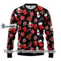 New Jersey Devils Santa Claus Snowman Christmas Ugly Sweater
