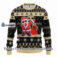 New Orleans Saints Dabbing Santa Claus Christmas Ugly Sweater 3