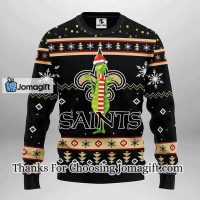 New Orleans Saints Funny Grinch Christmas Ugly Sweater 3