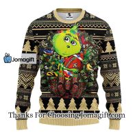 New Orleans Saints Grinch Hug Christmas Ugly Sweater 3